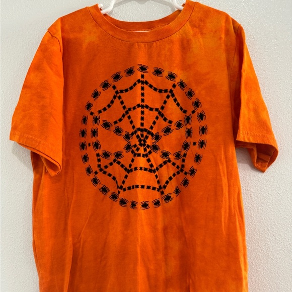 Marvel pre-owned boys Orange T-shirt Size Large. - Picture 1 of 4